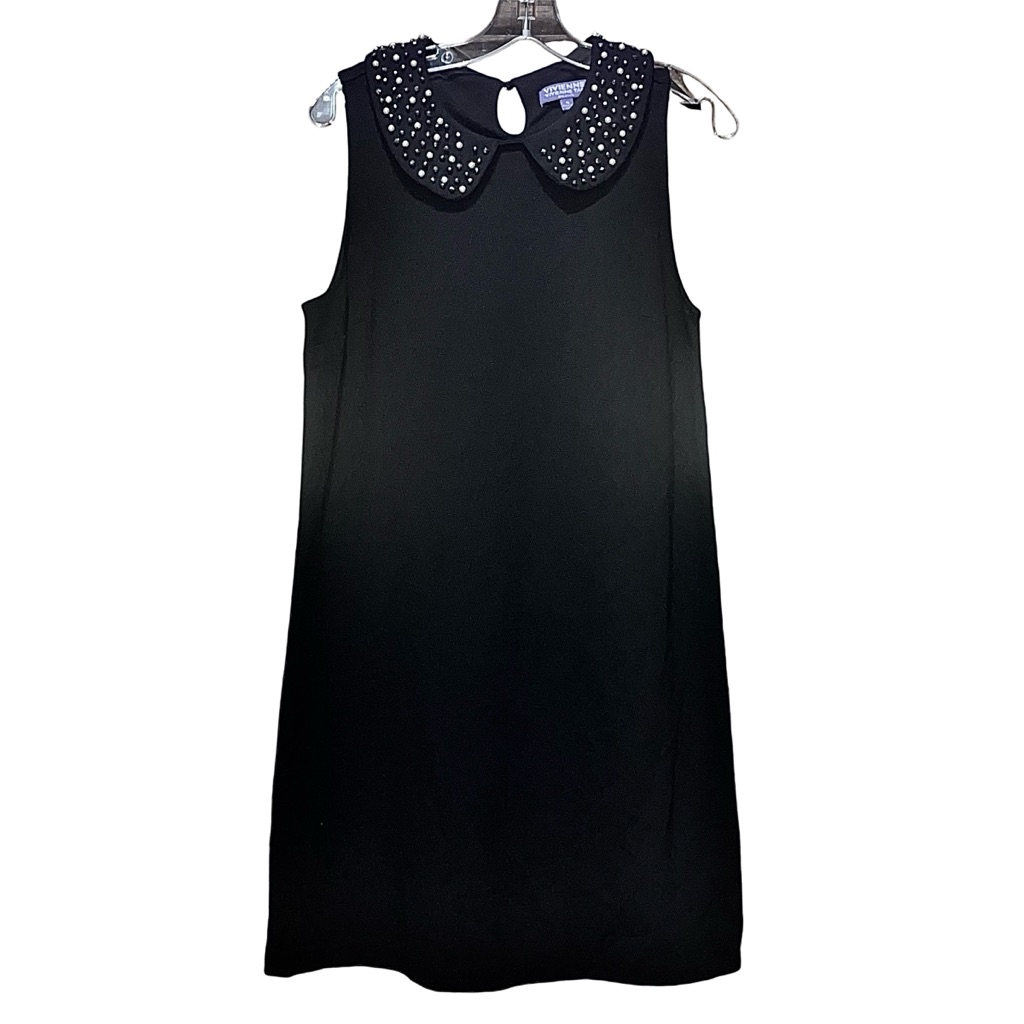 Vivienne Vivienne Tam Sleeveless Black Sheath Dress